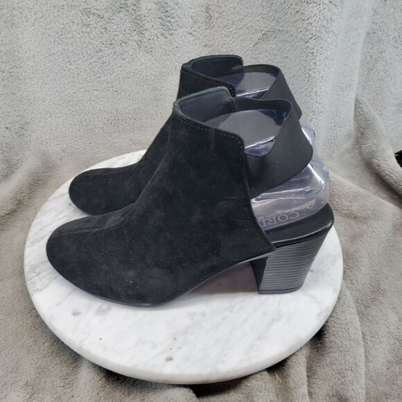 Cordani Shoes Womens EU 37 US 6.5-7 Black Suede Gerry Ankle Boots - Picture 1 of 11